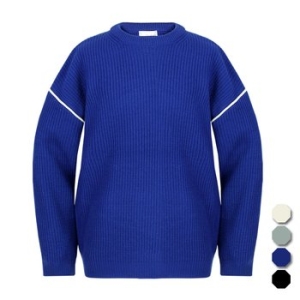 제이제이옴므 하찌라인 라운드니트 44MR1NT404