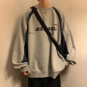 이지 캐주얼룩 베이직 코디 레터링 맨투맨 남성티 21413831