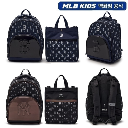 MLB키즈 갤럭시 모노그램 책가방 세트 (7LBKM025N)