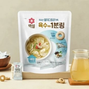 백설 멸치디포리 육수에는 1분링 132g(4gx33입)