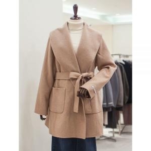 더아이잗 뉴욕 캐시미어 숄 칼라 핸드메이드 코트 IPBM0CT928