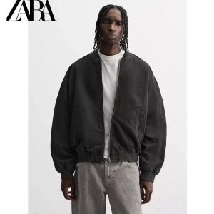 자라 가을 겨울 남성 항공점퍼 블랙 파일럿 집업 데님 재킷 잠바 코트 6987354