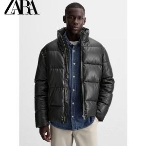 자라 겨울 남성 자켓 패딩 블랙 점퍼 경량 숏패딩 캐주얼 8281313