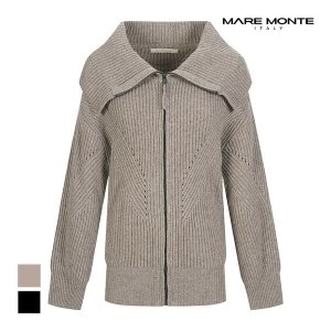 마레몬떼 카라넥 집업니트가디건_M22OMKC20P0