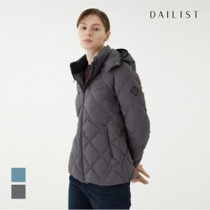 올리비아로렌 데일리스트 슬림핏 후드 다운_MDXKD3W9411