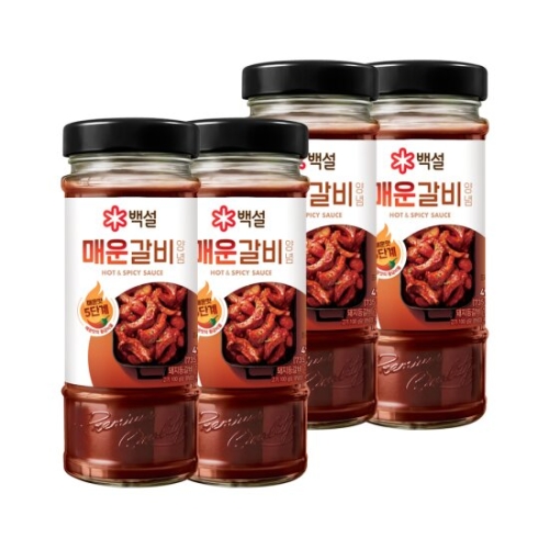 백설 매운갈비양념 490g