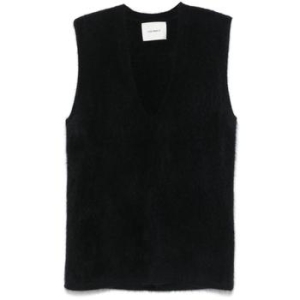 리사 양 긴팔 티셔츠 2024261 55346 BK BLACK BRUSHED