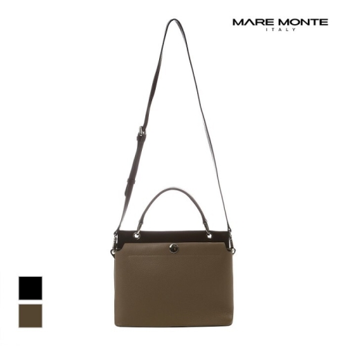 마레몬떼 가죽 스퀘어 토트크로스백_M22OMBG31B0