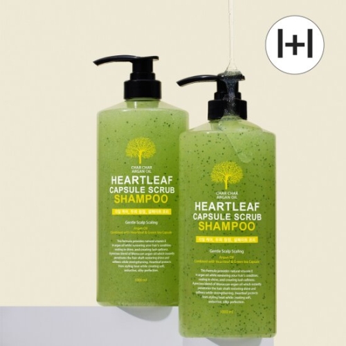 샤샤 아르간 오일 어성초 캡슐 스크럽 샴푸 1000ml