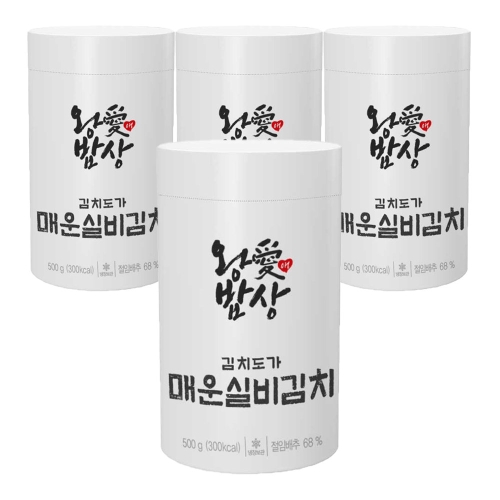 한울 왕애밥상 김치도가 매운 실비김치 500g