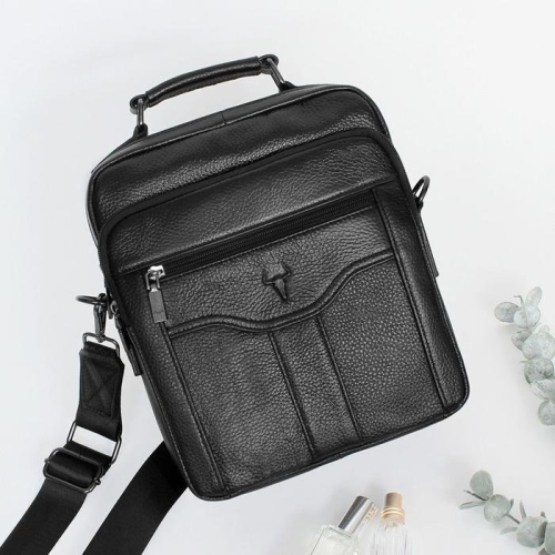 블루마운트 MENOV6GF_4A 9322-1 소가죽 심플 크로스백