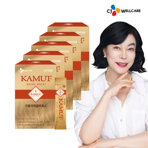 CJ웰케어 바이오코어 카무트 곡물과채콤부효소 30포