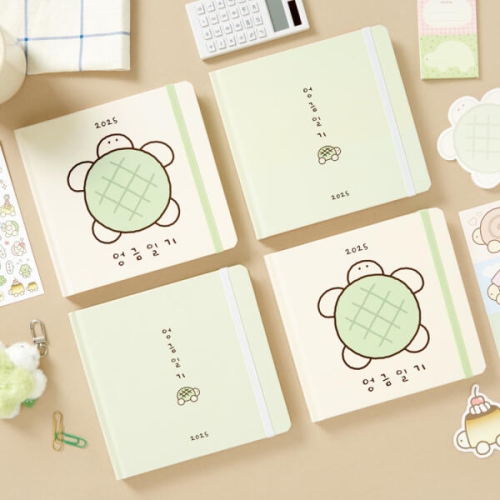 아트박스  2025 엉금일기 다이어리 그린