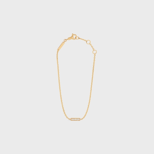 셀린느  라인 팔찌 옐로우 골드 다이아몬드 460LQ6GYD 37YW