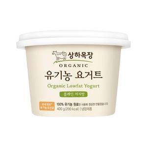 매일유업 상하목장 유기농 요거트 플레인 저지방 400g