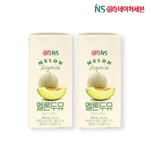삼육네이처세븐 멜론 두유 190ml