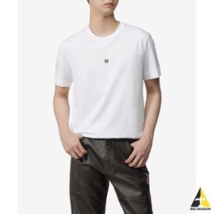 지방시 4G 슬림핏 반소매 티셔츠 화이트 BM716G3YCD100 115183252