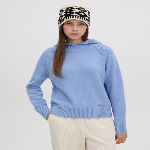 올리브데올리브 여성 니트 후드 풀오버 OK4WPA04