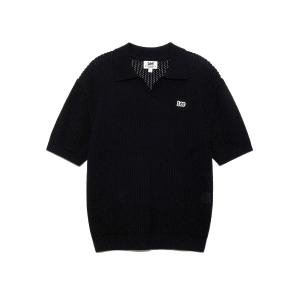 LEE 리 오픈카라 반팔 스웨터 니트 티셔츠 JT3248 S