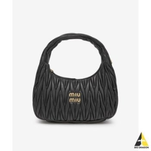 미우미우 MIU 완더 마테라쎄 나파 가죽 토트백 블랙 5BC153N88F0002 115263510