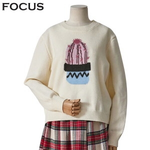 포커스 선인장 니트 FW3K7KT0378