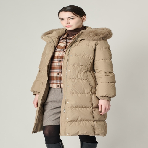 올앤선드리 후드 폭스퍼 구스 다운 A4WAF821