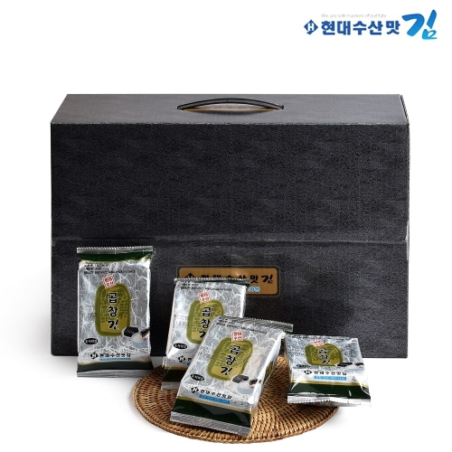 현대수산맛김  보령 대천김 곱창김 도시락김 30봉/조미김/구운김