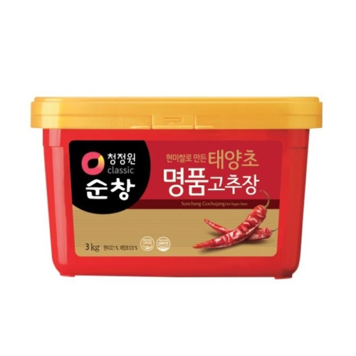 청정원 순창 현미쌀로 만든 태양초 명품 고추장 3kg