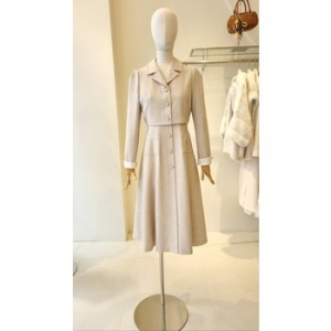 JJ지고트 여성 스티치 재킷 레이어드 원피스 GPAM0OP931