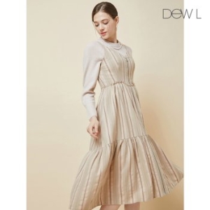 듀엘 PLAN D 울브렌드 하트넥 원피스 BE_D234MSE331