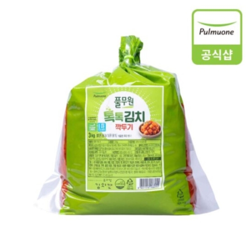 풀무원 톡톡 깍두기 3kg
