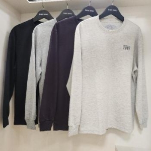 뱅뱅 HC15 가을 남성 소매시보리 긴팔 티셔츠 ,얇은긴팔,소매만시보리, S23292404