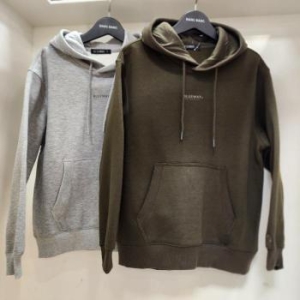 뱅뱅 HC15 겨울 남녀공용 오버핏 기모 후드 티셔츠 ,기모,후드티.카키, S23292483