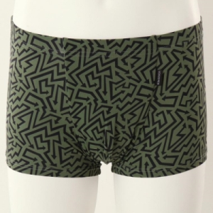 비너스 정상 매끄럽고 신축성 좋은 나일론 스판 지그재그 나염 남자 사각 팬티 드로즈_K VMPQ711TKI_T 38489_0009..