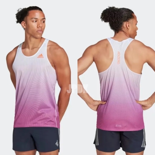 아디다스  아디제로 싱글렛 나시 민소매 운동 런닝 티셔츠 HK9512