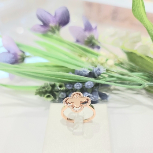 미니골드 주얼리 14K 아델라 부에노 행운의클로버 반지 ROTS4020_MA