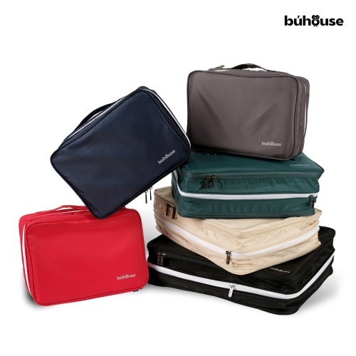 까사마루  부하우스 여행용 압축파우치 2종 세트 L+L