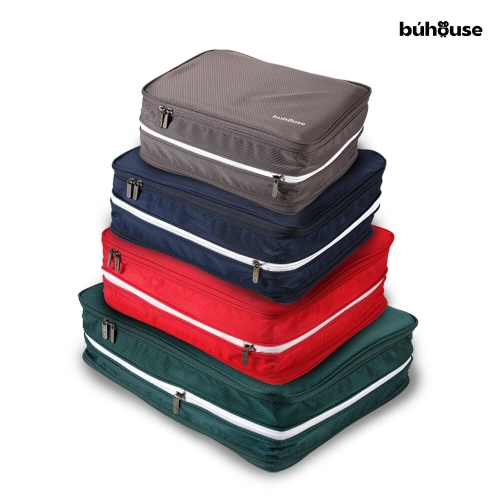 까사마루  부하우스 여행용 압축파우치 2종 세트 S+L