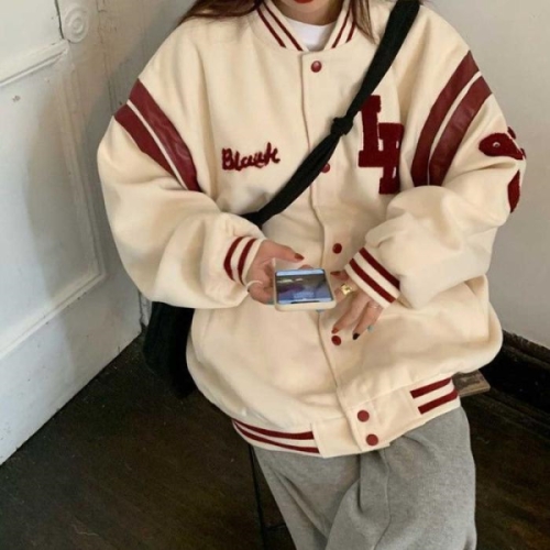 오노마 여성 여자 봄 20대 점퍼 코디 야구 항공 20257259