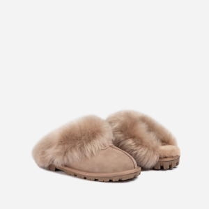 UGG 호주 OZWEAR OB114PE COQUETTE PREMIUM ESPERANZA SHEEPSKIN SLIPPER 2CM