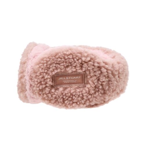 질스튜어트 뉴욕 핑크 로고패치 귀마개_JAMU4F951P1