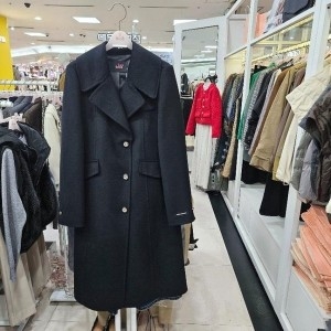 SOOS 깨고방 슬림핏 롱 핸드메이드코트 S244NCOB02