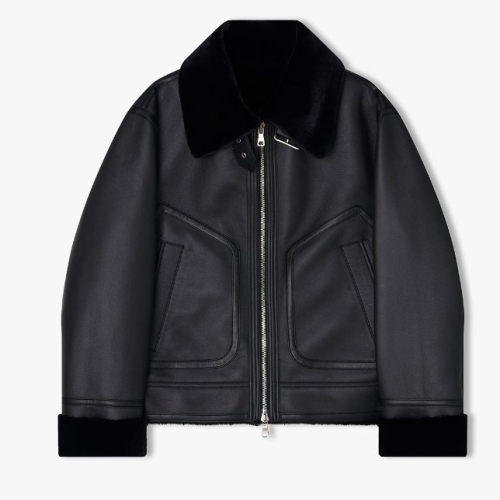 리버클래시 세미오버핏 램터치 무스탕_LKW25451