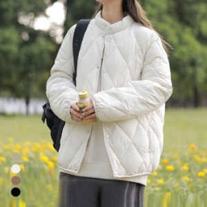 KARRA 카라 하프하이넥퀼팅패딩점퍼_A4W0125