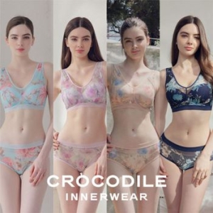 크로커다일 플라워 러닝 노와이어 감탄브라+팬티 8종 CD079_00