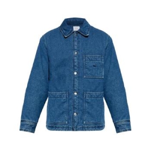 메종키츠네 padded workwear denim jacket NM02119WW5023 T