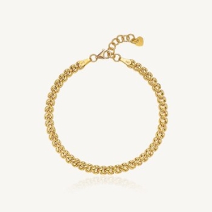 수앤진골드  이삭 체인 팔찌 5g