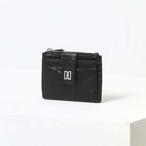 닥스 블랙 칼라일 패턴 골드 DD 카드지갑_DCHO4E418BK