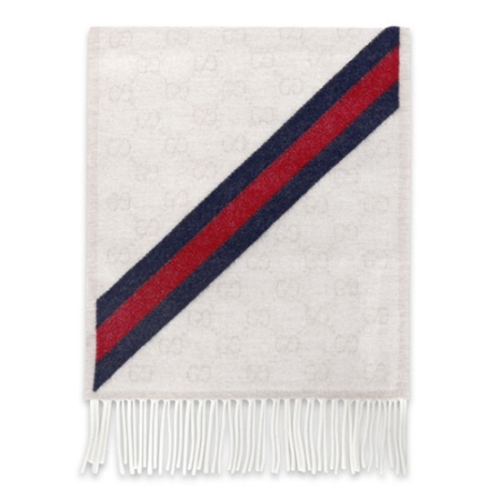 구찌 New NIKKY 라나 울100 프린지 머플러 5706033G200