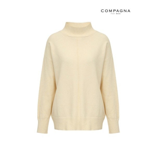 꼼빠니아 하프넥 루즈 니트-CW23SL3007579A